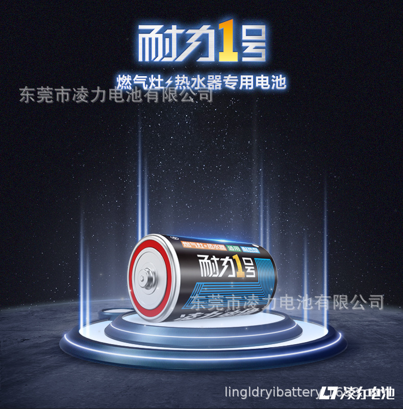 1號高容量耐力王電池，熱水器專用，灶具專用，大號，R20P
